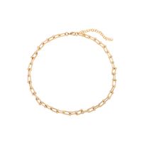 Einfache Metallschnalle Kurze Glänzende Halskette Großhandel sku image 11