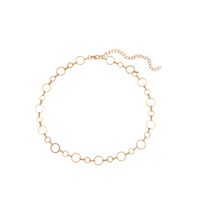 Einfache Metallschnalle Kurze Glänzende Halskette Großhandel sku image 6