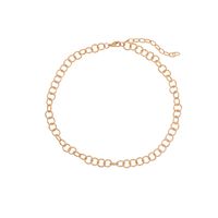 Einfache Metallschnalle Kurze Glänzende Halskette Großhandel sku image 7