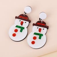 Boucles D&#39;oreilles Creative Christmas Elk Snowman Santa main image 4