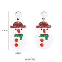 Boucles D&#39;oreilles Creative Christmas Elk Snowman Santa main image 6