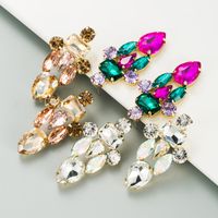 Fashion Colorful Diamond Alloy Earrings main image 2