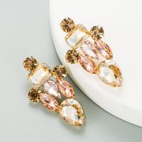 Fashion Colorful Diamond Alloy Earrings main image 4