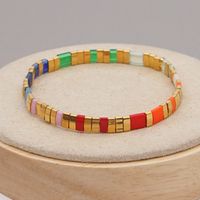 Fashion Retro Ethnic Style Golden Beaded Bracelet main image 1