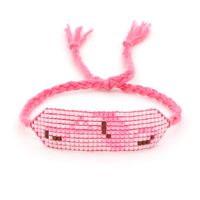 Bracelet Flamant Rose Perles De Riz Bohème main image 4