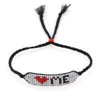 Pulsera Me Letra Borla Simple Con Cuentas main image 6