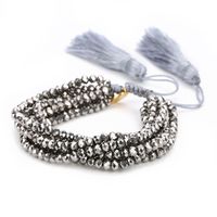 Hand-woven Devil's Eye Ethnic Style  Diamond Multi-layered  Bracelet main image 2