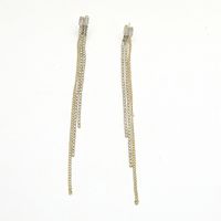 All-match Long Tassel Earrings main image 5