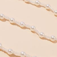 Korean  Cute Hand-woven Pearl Necklace main image 6