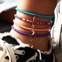 Creative Trend Rice Bead Anklet main image 5