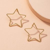 Star-shaped Simple Geometric Earrings main image 1