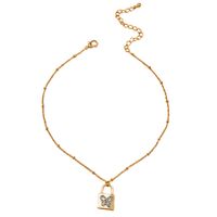 Golden Simple Fashion Snake Bone Chain Necklace main image 6