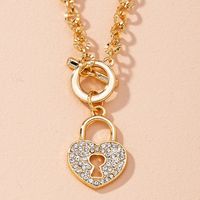 New Korean Fashion  Heart Lock Bracelet main image 4