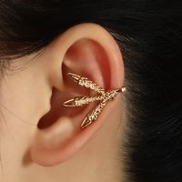 Wholesale Jewelry Fashion C Shape Alloy No Inlaid Plating Earrings sku image 2
