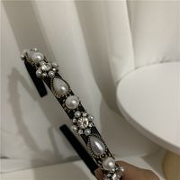 Korean Sweet Pearl Rhinestone Hair Band main image 6