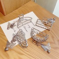 Butterfly Metal Geometric Hollow Hair Clip main image 1