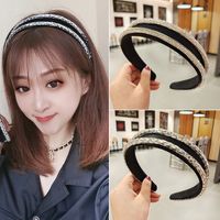 Crystal Glass Broad-sided High-end Headband main image 2