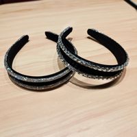 Crystal Glass Broad-sided High-end Headband main image 5