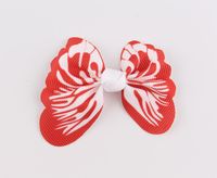 New  Children's Cute  Ribbon Color Butterfly Hairpin main image 3