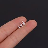 Lady Geometric Plating Stainless Steel Ear Studs main image 5