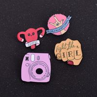 Cute Color Brooches Anti-empty Animal Funny Dripping Brooch main image 3