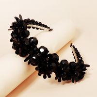 Black Crystal Sequins Hair Band main image 1