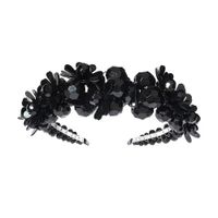 Black Crystal Sequins Hair Band main image 6