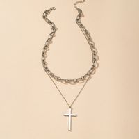 Double Cross Necklace main image 4