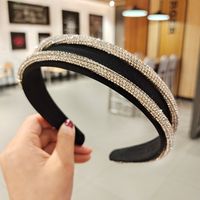 Crystal Glass Broad-sided High-end Headband sku image 1