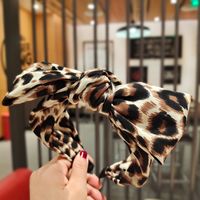Leopard Print Bow Hair Band sku image 3