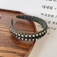 Korean Full Diamond Rhinestone Wide-sided Headband sku image 2