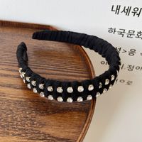 Korean Full Diamond Rhinestone Wide-sided Headband sku image 3