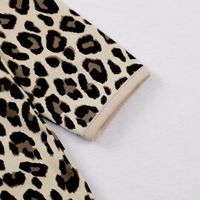 Leopard Print 2 Two-piece  Fashion Children's Zipper Jacket Suit main image 3