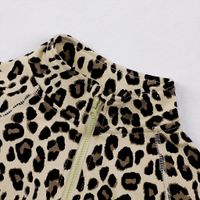 Leopard Print 2 Two-piece  Fashion Children's Zipper Jacket Suit main image 4