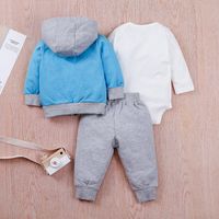New  Baby Zipper Jacket  Dress  Trousers Three-piece  Suit main image 5