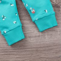 New  Children's Suit Zipper  Long-sleeved Romper Baby  Three-piece Set main image 5