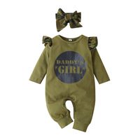 New  Fashion Infant Camouflage One-piece Baby Outing One-piece Clothes Hot-selling sku image 4