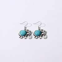 New Fashion  Exaggerated Elephant Earrings main image 6