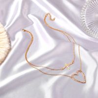 Simple Style Heart Alloy Wholesale Necklace main image 5