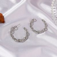 Personalized Retro Exaggerated C-shaped Earrings main image 5