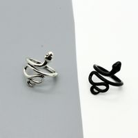 Korean Retro Cute Frosted Snake Ring main image 2
