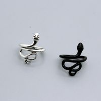 Korean Retro Cute Frosted Snake Ring main image 3