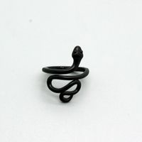 Korean Retro Cute Frosted Snake Ring main image 5