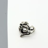 Retro Punk Gothic Eagle Claw Lizard Snake Open Ring main image 3