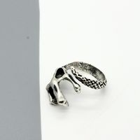 Retro Punk Gothic Eagle Claw Lizard Snake Open Ring main image 4