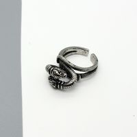 Retro Punk Gothic Eagle Claw Lizard Snake Open Ring main image 5