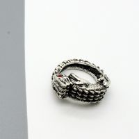 Retro Punk Gothic Eagle Claw Lizard Snake Open Ring main image 6