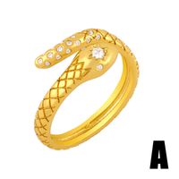 Diamond Snake Ring main image 3