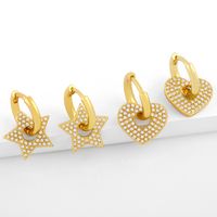 New  Love Diamond Earrings main image 1