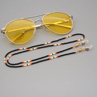 Anti-skid Glasses Chain Colorful Beaded Necklace main image 2
